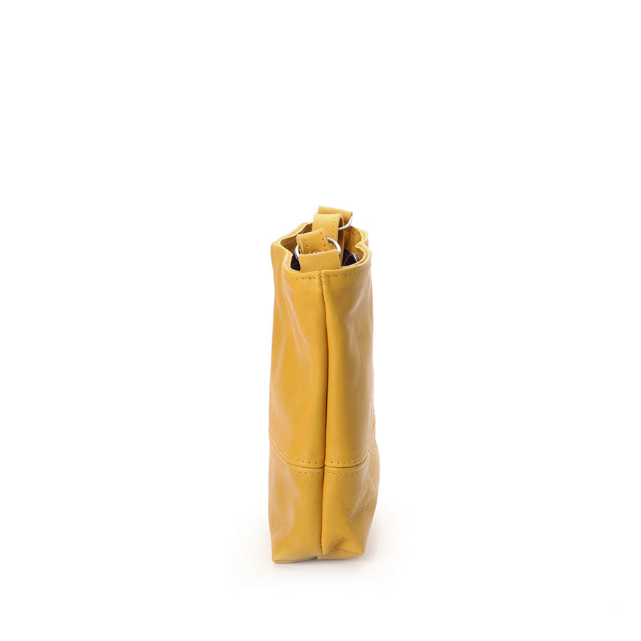 VELLIES &amp; Simple Sling Bag | Mustard Yellow Leather