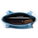 VELLIES & Shopper Handbag | Blue Leather