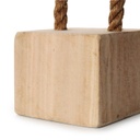 Solid Wood Door Stopper (3kg) - with rope handle