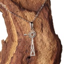 Windmill Pendant Necklace - Sterling Silver