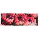 Chenille Table Runner (230 x 40cm) | pink protea print