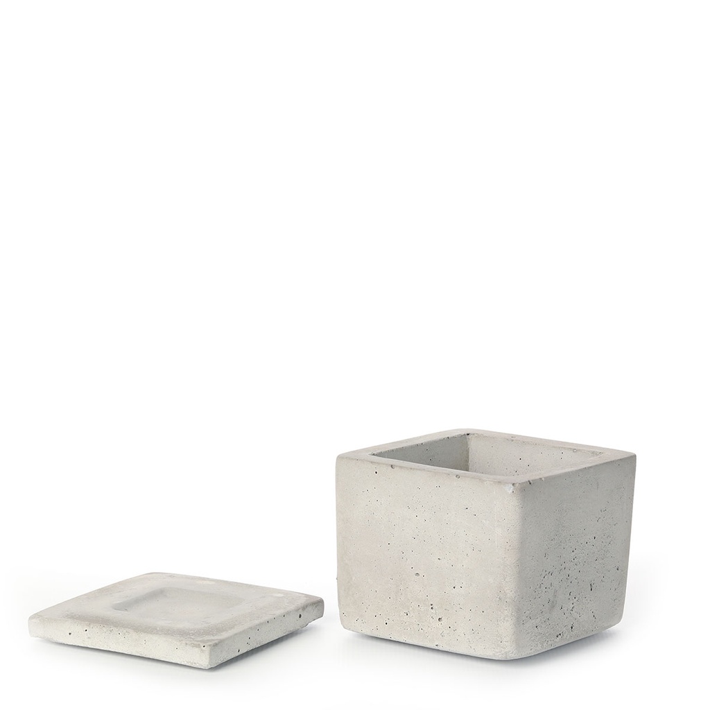 Square Concrete Pot (13x13cm)