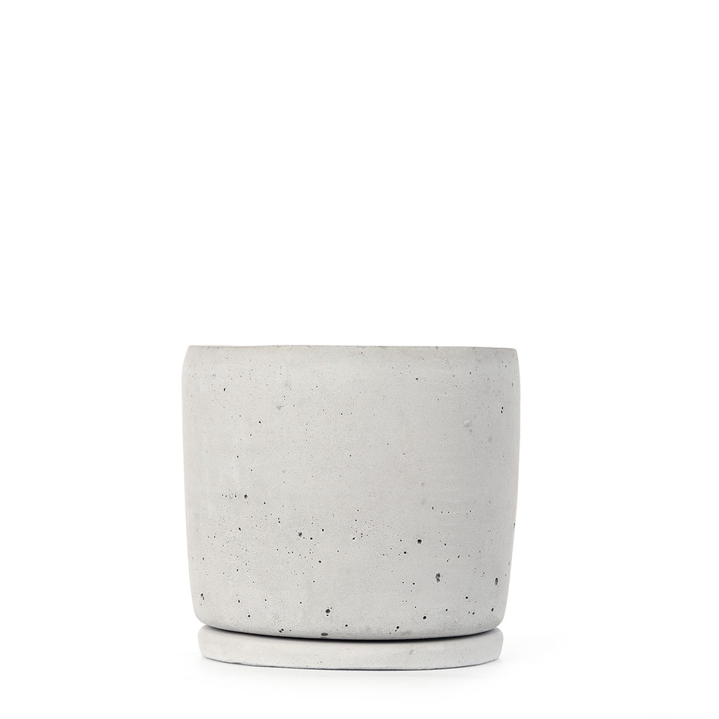 Cylinder Concrete Pot (18cm)
