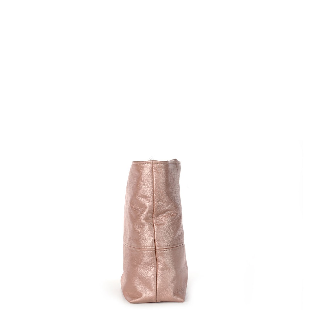 VELLIES &amp; Shopper Handbag | Rose Gold Leather
