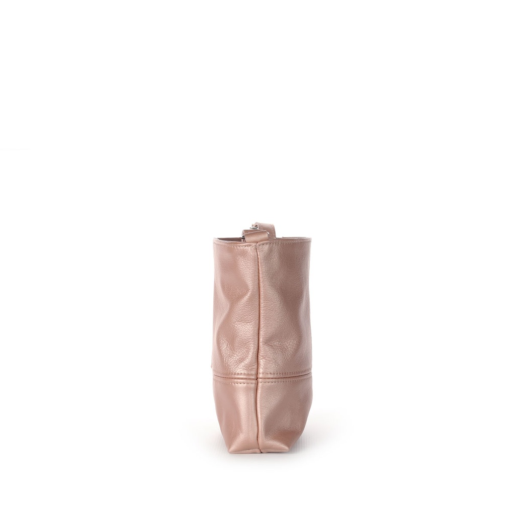 VELLIES & Simple Sling Bag | Rose Gold Leather