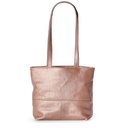 VELLIES & Shopper Handbag | Rose Gold Leather