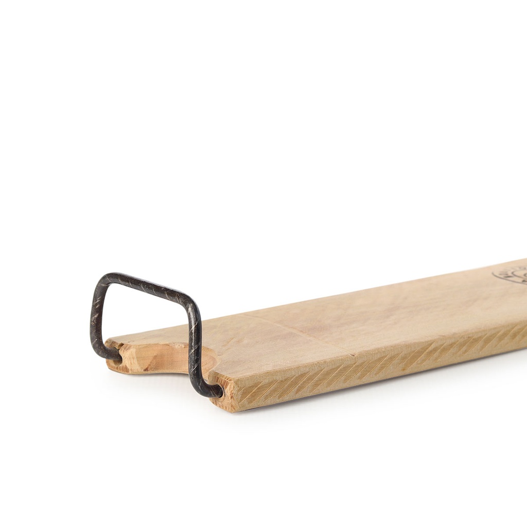 Baguette Board Tray - with Iron Handles