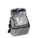 Lunch Cooler Bag (10L) | with duel compartment - light grey