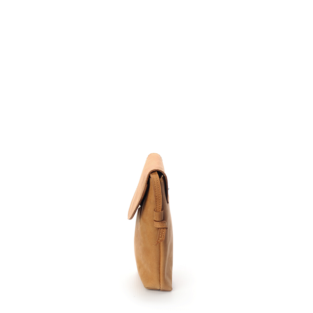 Compact Sling Bag | Tan Leather