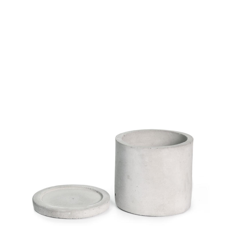Cylinder Concrete Pot (18cm)