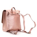 Ladies Back Pack - Rose Gold Leather