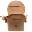 Simple Elegance (small) Sling Bag | tan brown leather inside