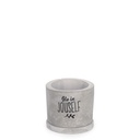 Printed Concrete Pot (7cm) | glo in jouself