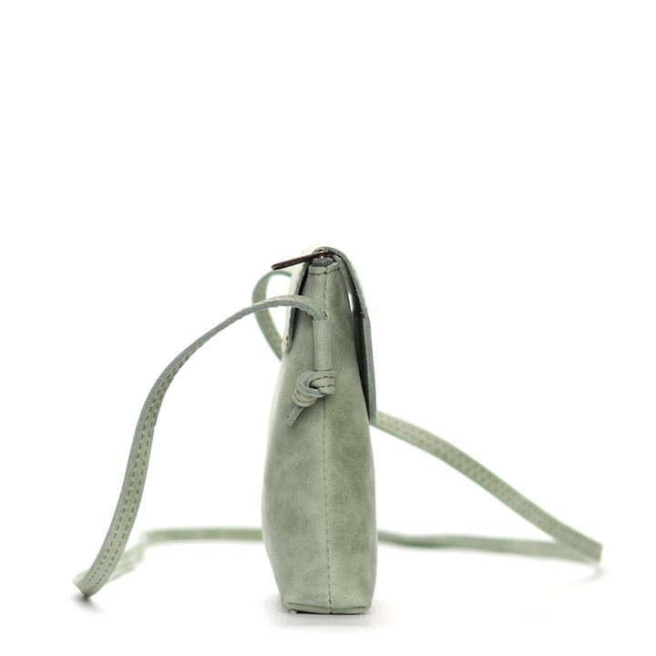 Simple Elegance (small) Sling Bag | mint green leather