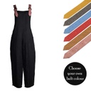 Lino Jumpsuit - Long - Raven