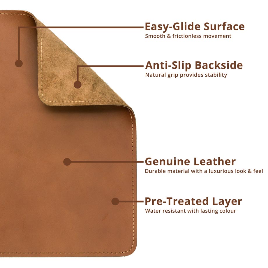 Genuine Leather Desk Mat