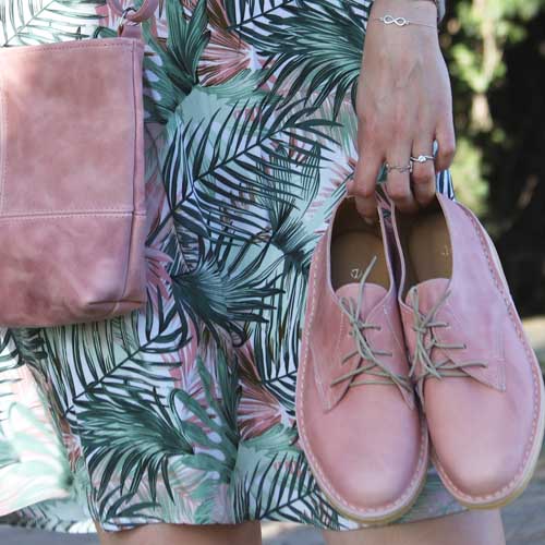 Matching Pink | vellies &amp; sling bag combo