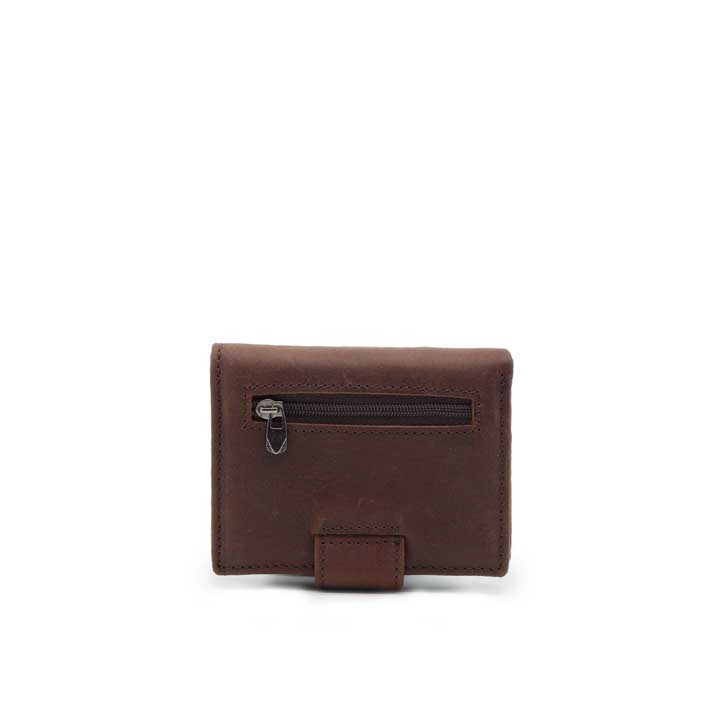 Mens Modern Leather Wallet - Brown