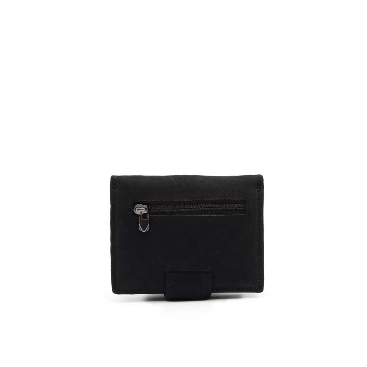Mens Modern Leather Wallet - Black