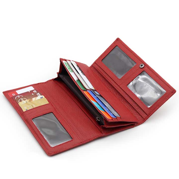 Ladies Classic Wallet - Red