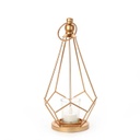 Pyramid Candle Holder - Gold