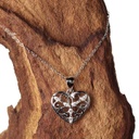 Cross My Heart Necklace - Sterling Silver