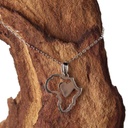 Heart of Africa Necklace - Sterling Silver