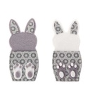 Bunny cutlery sleeve set - Grey