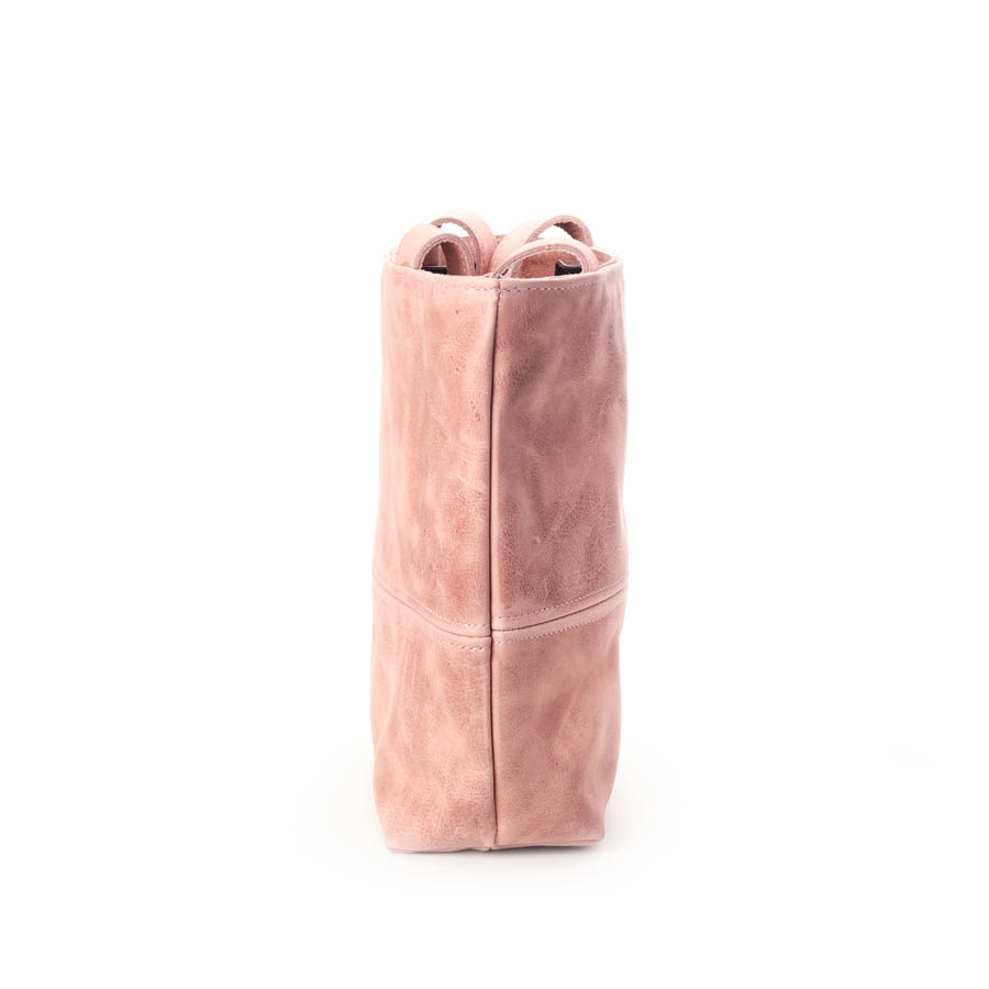 Shopper Handbag | Pink Leather