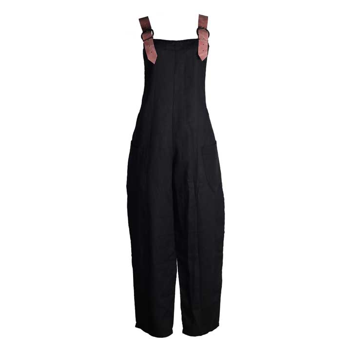 Lino Jumpsuit - Long - Raven