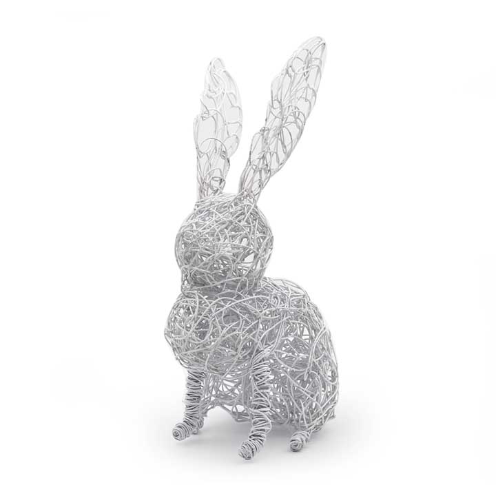 Wire Rabbit Ornament (large) | height +/- 35cm