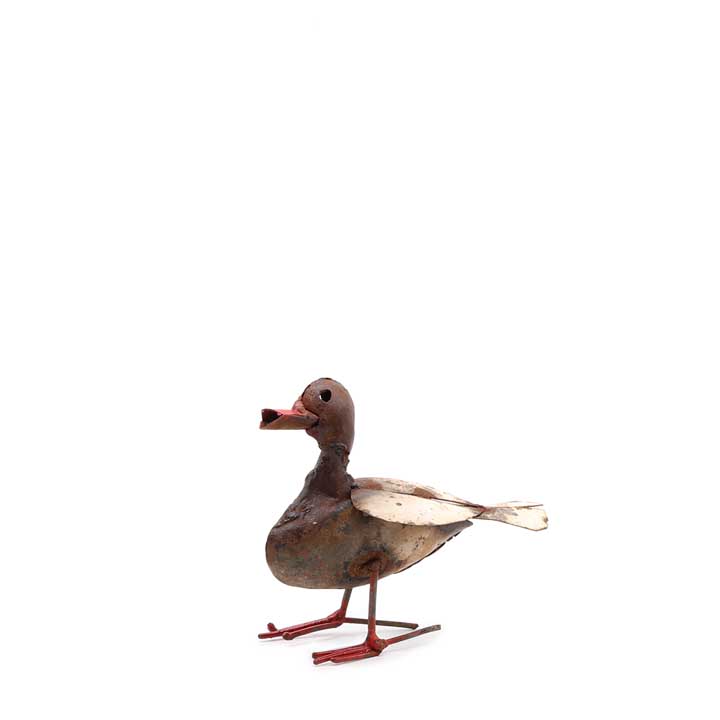 Metal Domestic Duck (15cm)