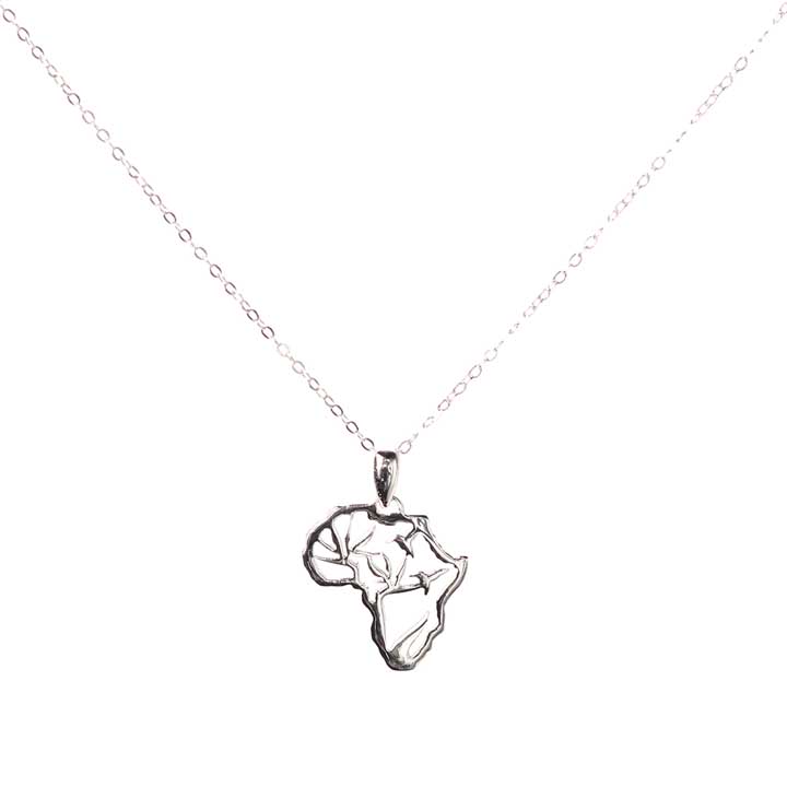 Desert Pendant Necklace - sterling silver