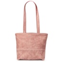 Shopper Handbag | Pink Leather