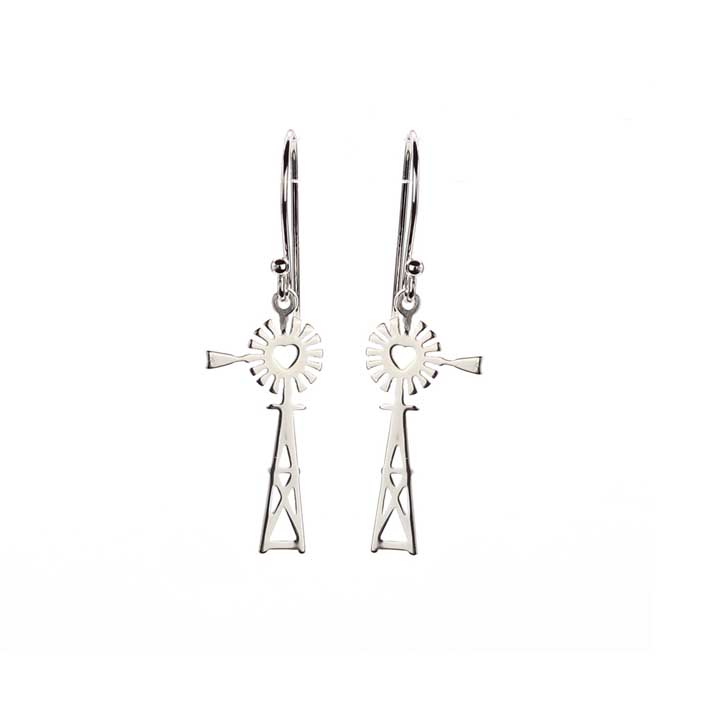 Windmill Earrings - Sterling Silver