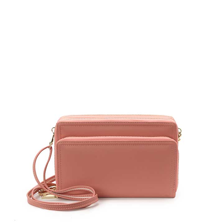 Ladies Sling Wallet - Pink