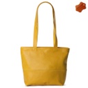 Shopper Handbag | Mustard Yellow Leather