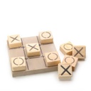 Noughts &amp; Crosses (tic-tac-toe) Wood Game Board