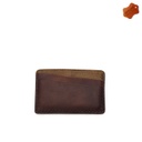 Leather Card Wallet - Wallnut