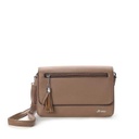 Zipper Handbag - Light Brown