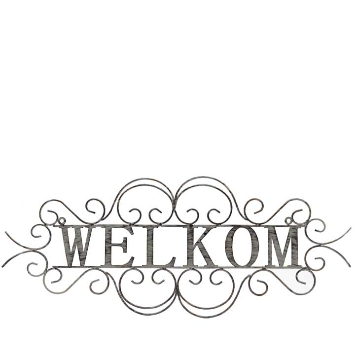 Vintage Welcome Sign - Afrikaans (55 x 23cm)