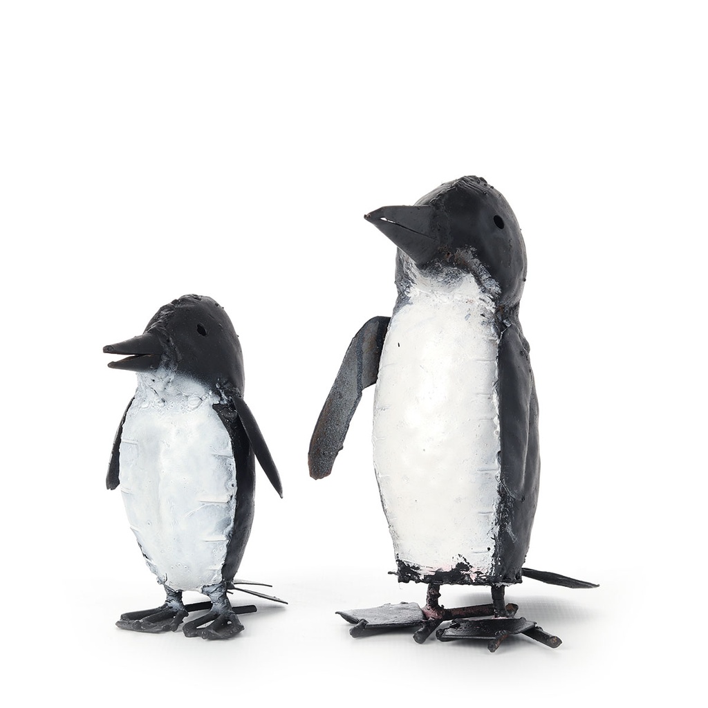 Metal Penguin Set of 2 (height:17-25cm)