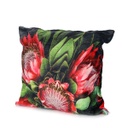 Red Protea Chenille Scatter Cushion Cover (55x55cm)