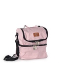 Lunch Cooler Bag (10L) | with duel compartment - light pink