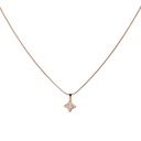 Petite Seashell Star Pendant | with gold chain