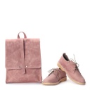 VELLIES & Ladies Backpack | Pink Chrome Tanned Leather