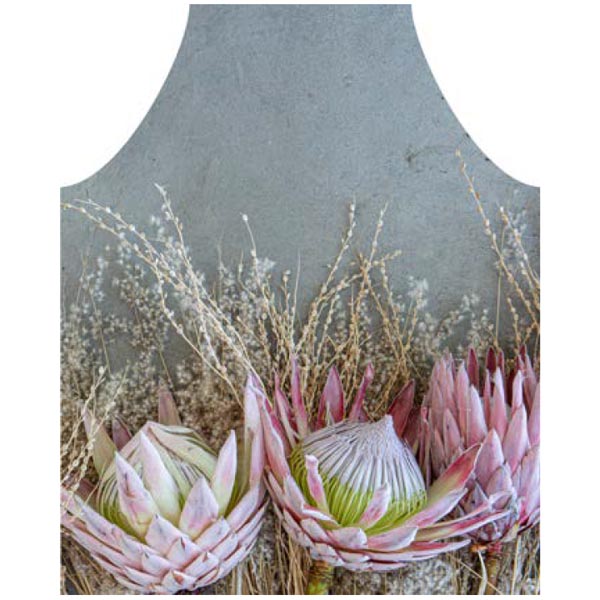 Fynbos Pink Protea Apron (72x89cm)