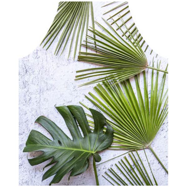 Green Palm Leaves Apron (72x89cm)