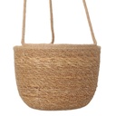 Hanging Woven Plant Basket 15/18/20cm | natural white