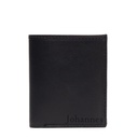 Personalised Men’s Bifold Card Wallet | black leather